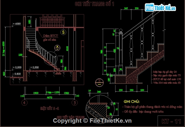 Bản vẽ,gỗ tiện,cầu thang,Chi tiết cầu thang,Bản vẽ chi tiết